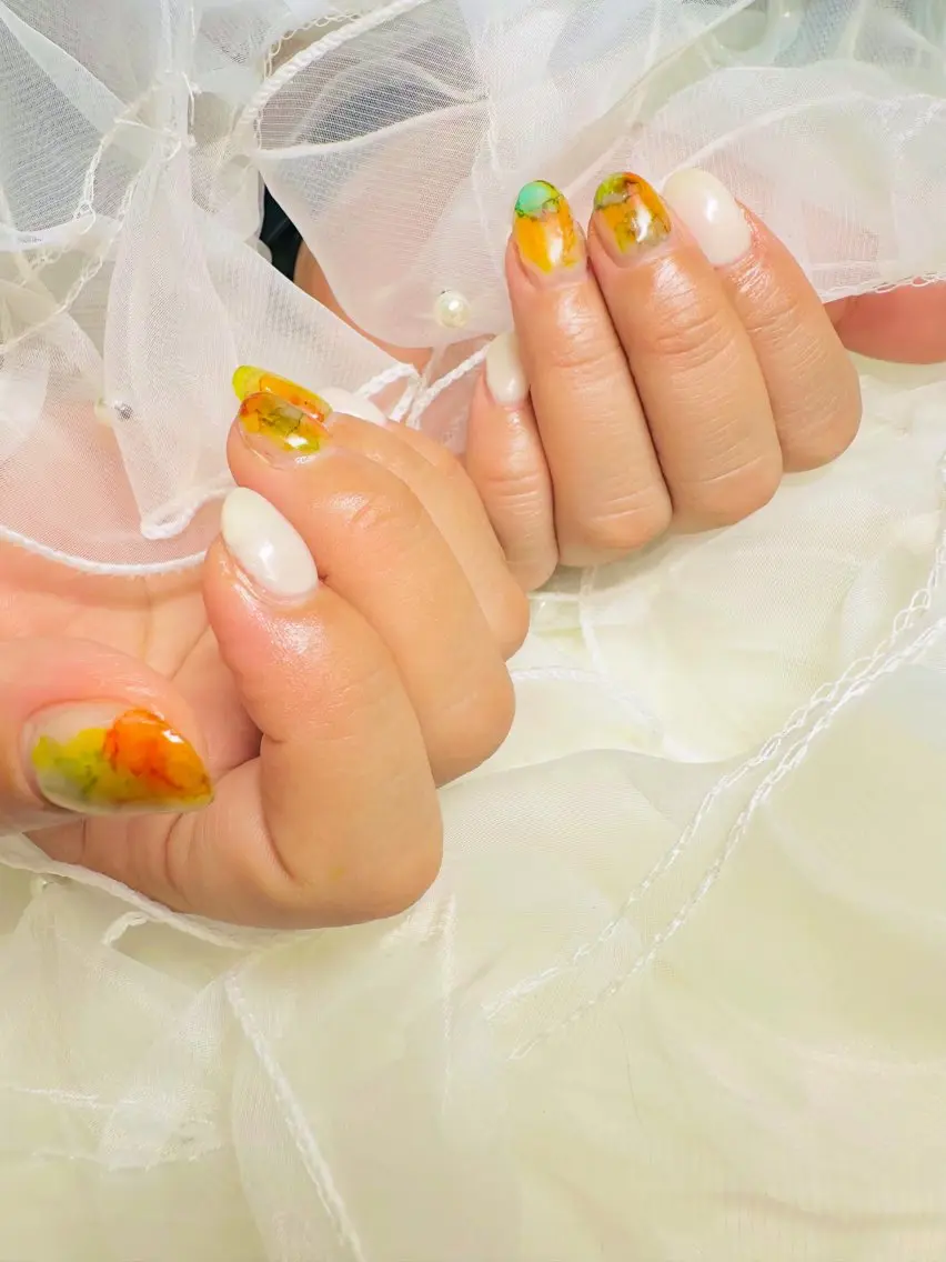 ネイル アートネイル ハンドネイル 田端 笑理菜のネイルデザイン