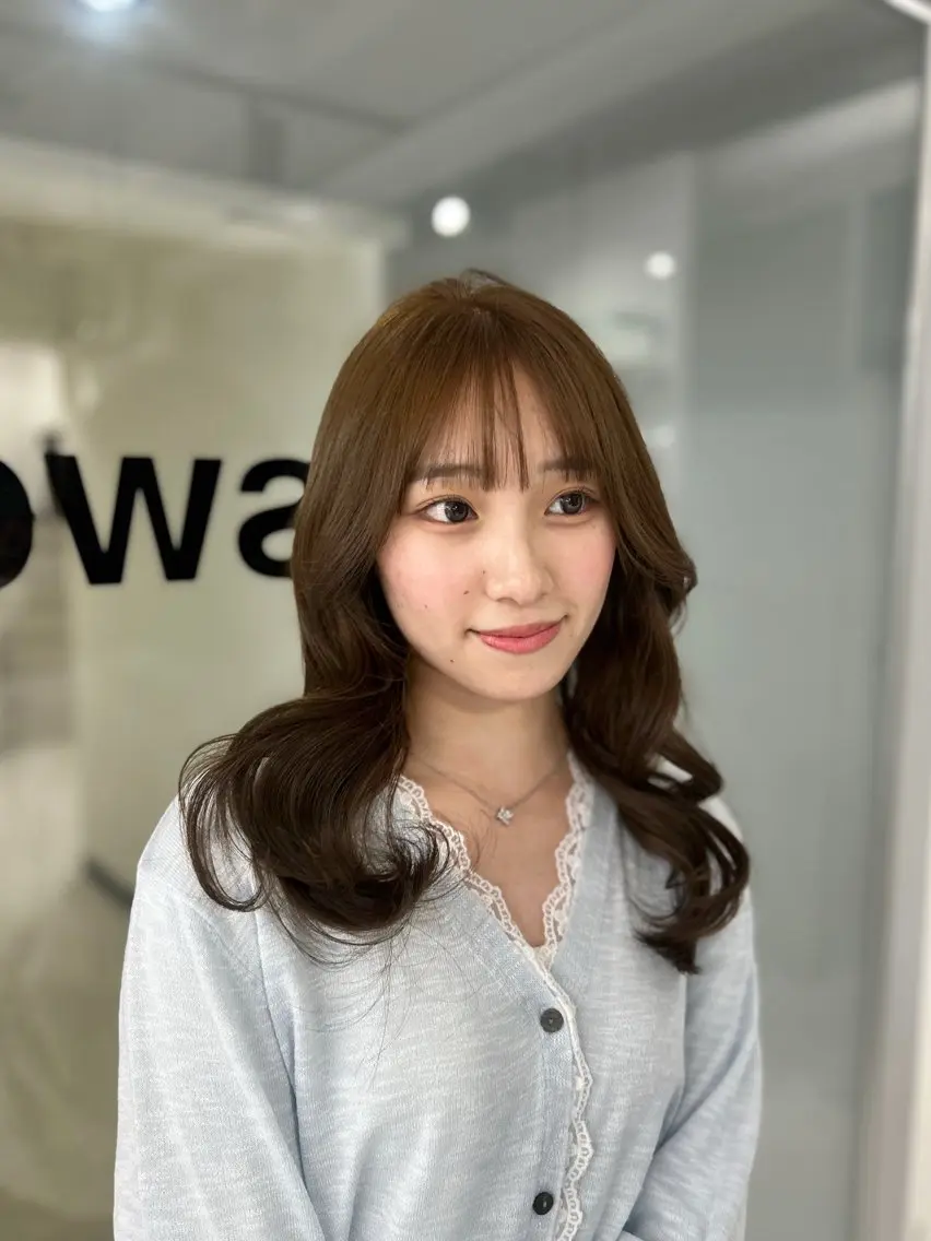 カラー ベージュカラー ヘーゼル ヘアカラー トリートメント ❤︎REIKA❤︎ ブリーチなしWカラーのヘアスタイル