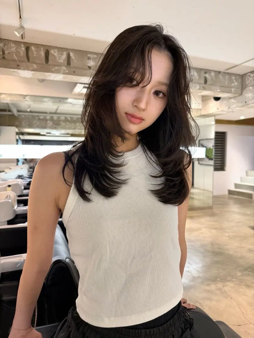 ロング 【無料】カット いながわ　ゆあのヘアスタイル
