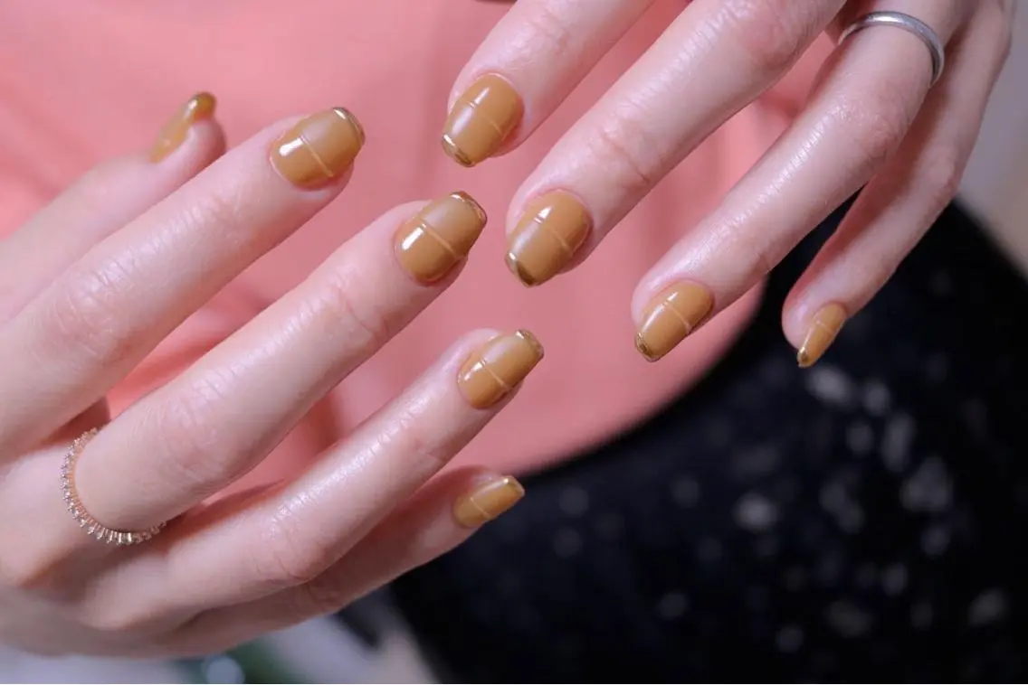 ネイル 長さ出し ジェルネイル 韓国ネイル 持ち込み ニュアンスネイル ハンドネイル MH Nailのネイルデザイン
