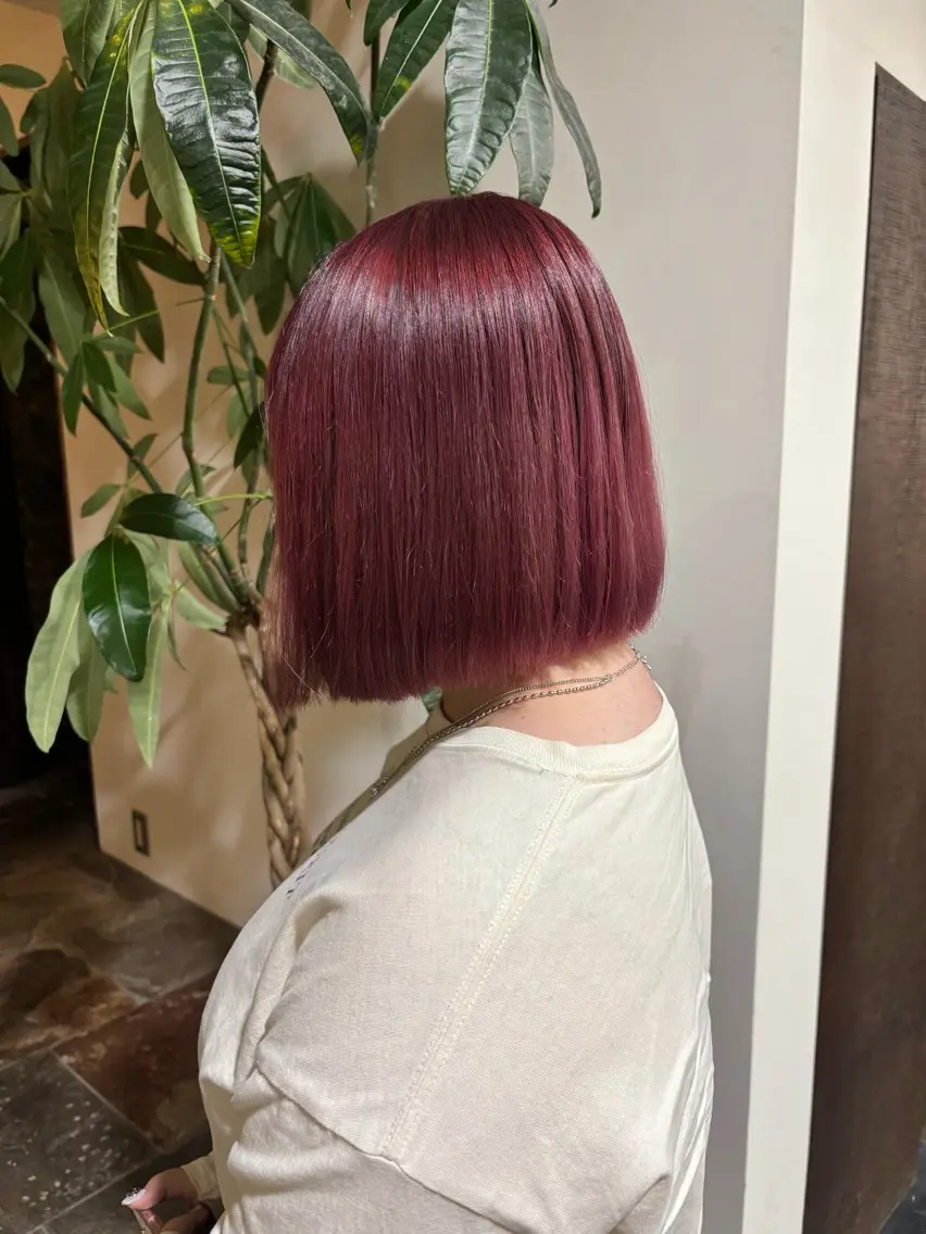 ミディアム ヘアカラー トリートメント saraju コナツのヘアスタイル