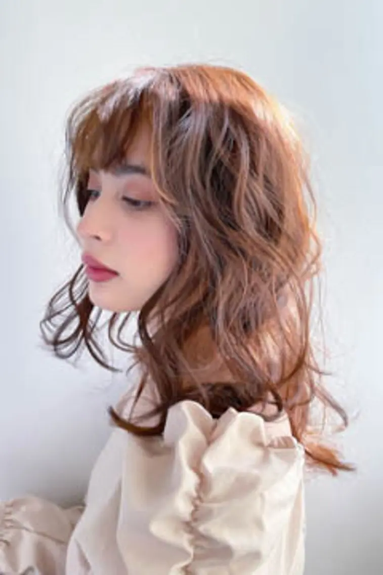 セミロング 神崎 一洋のヘアスタイル