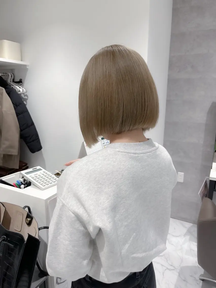 ショート カラー ヘアカラー Grow by NYNY 坂本 理輝のヘアスタイル