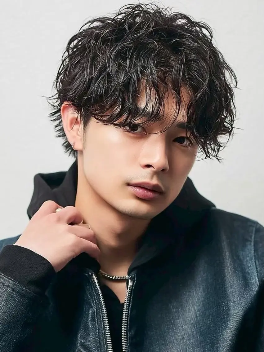 パーマ メンズ 神田 絢飛のヘアスタイル