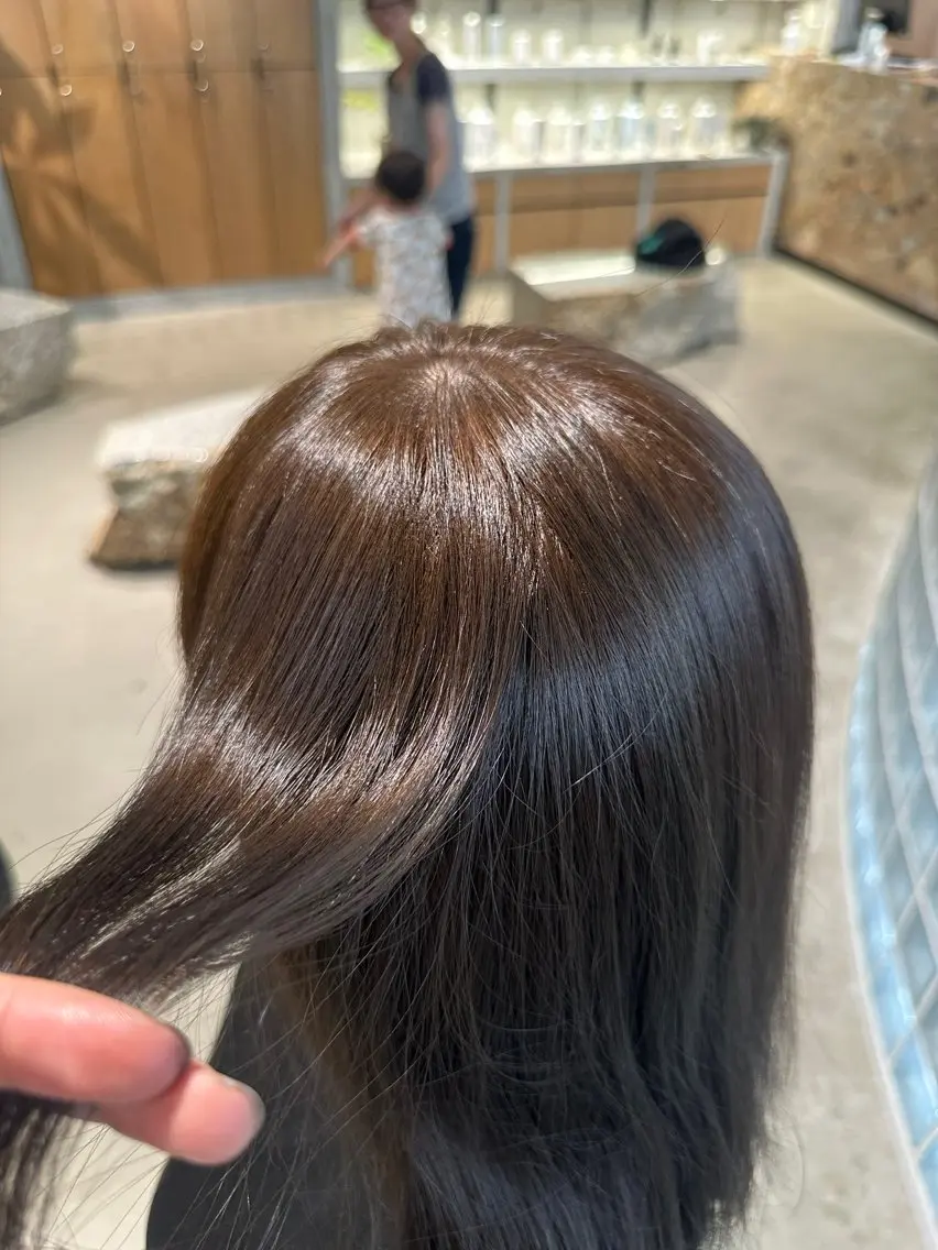 ロング カラー ヘアカラー 林 璃乙菜のヘアスタイル