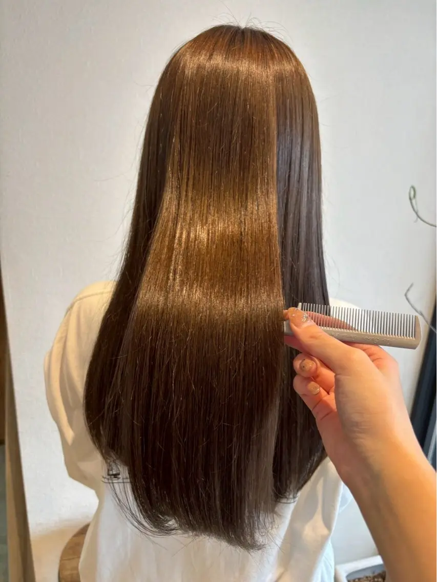 ロング 井上 樹のヘアスタイル