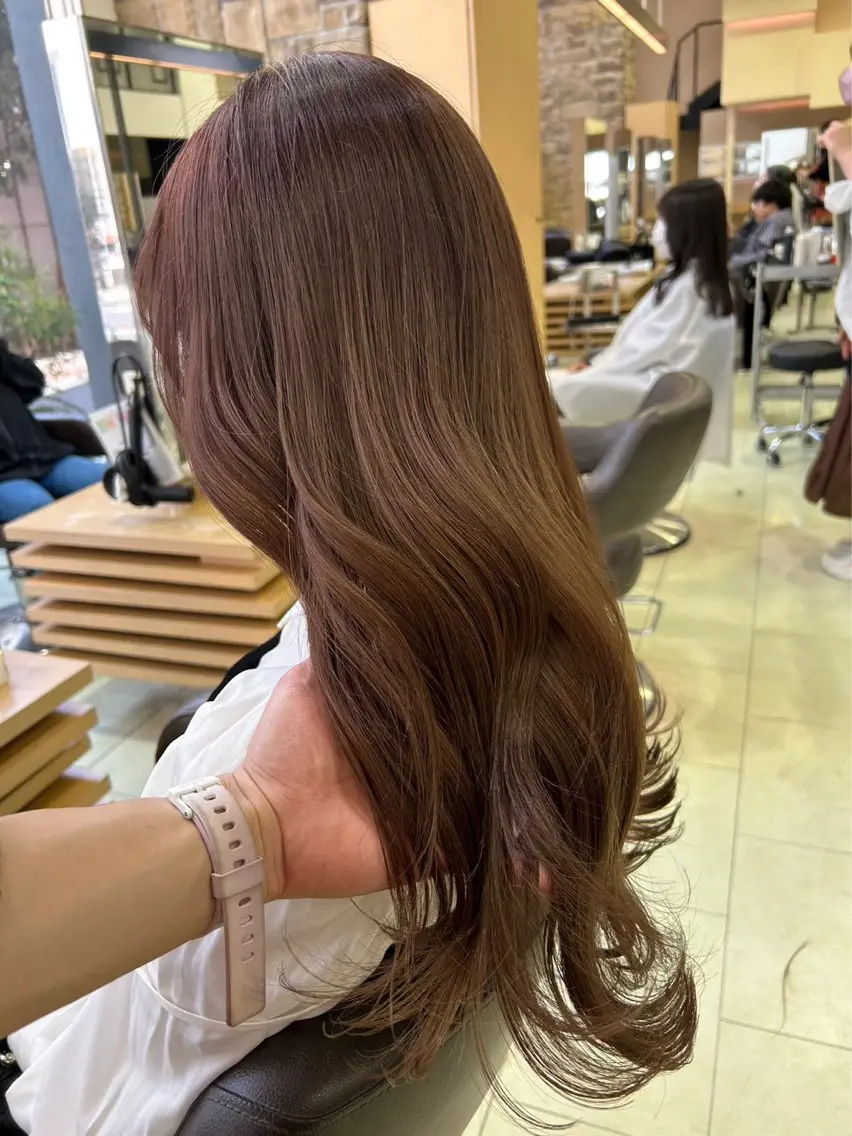 ロング カラー ヘアカラー トリートメント ヘッドスパ ヘアセット 🫧カット/パーマ /ネイル/かりん🫧のヘアスタイル