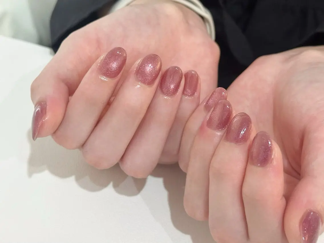ハンド オフなしワンカラー🖐🏻💅 〈オーロラ、ミラー、マグネットをご希望の方は+1000円〉の写真