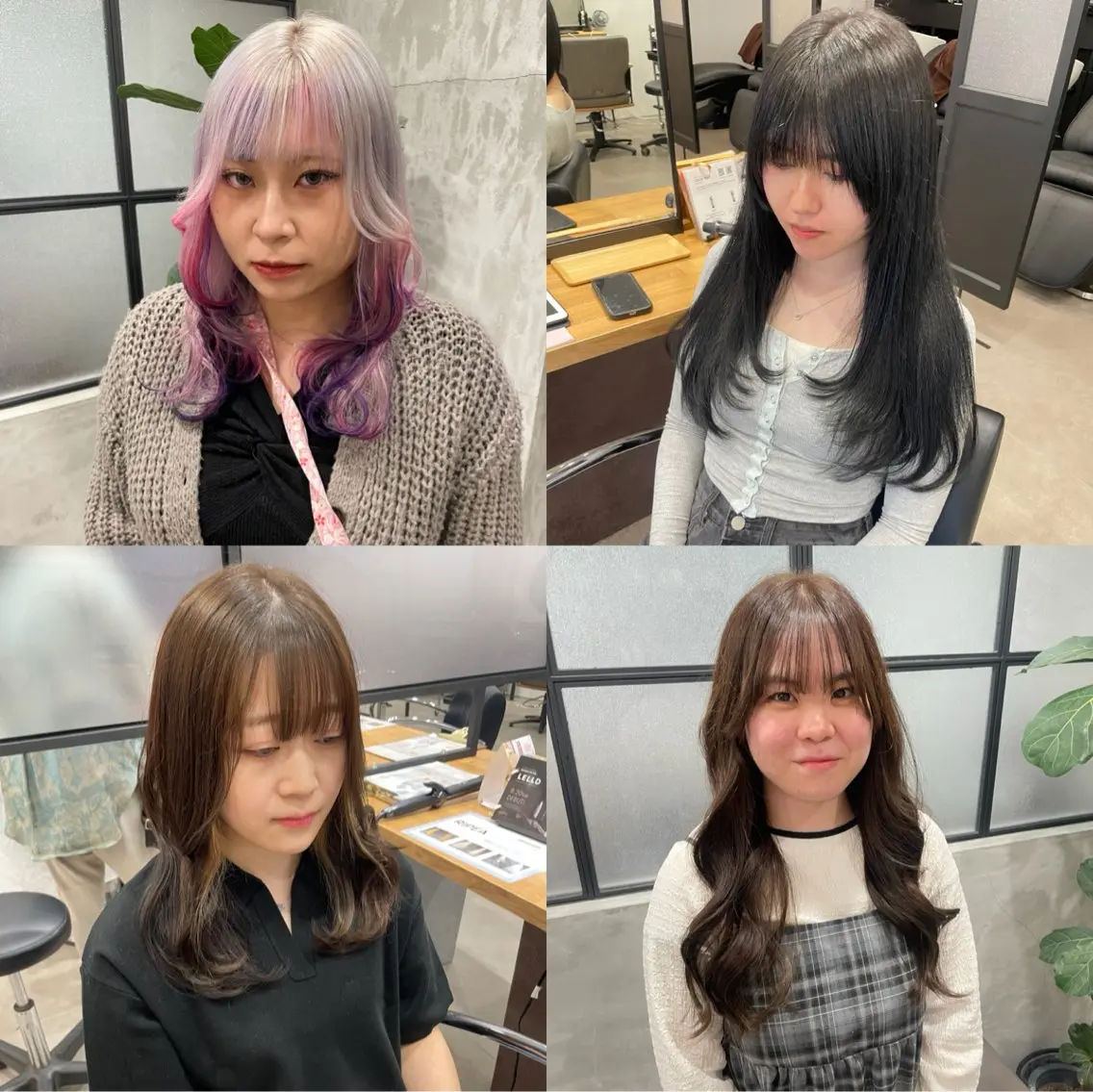 ロング カラー カット ヘアカラー 佐藤由依/レイヤー /ハッシュカットのヘアスタイル