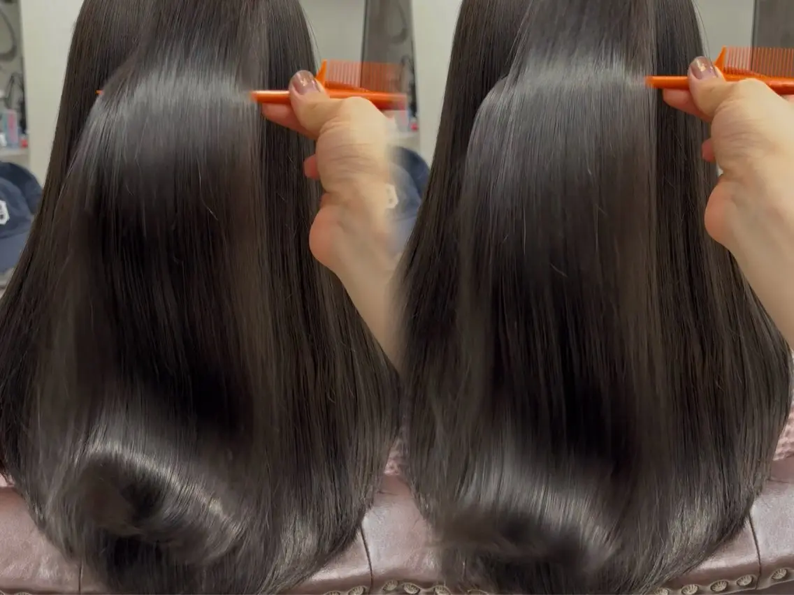 カラー ヘアカラー トリートメント ホソダ ルミのヘアスタイル