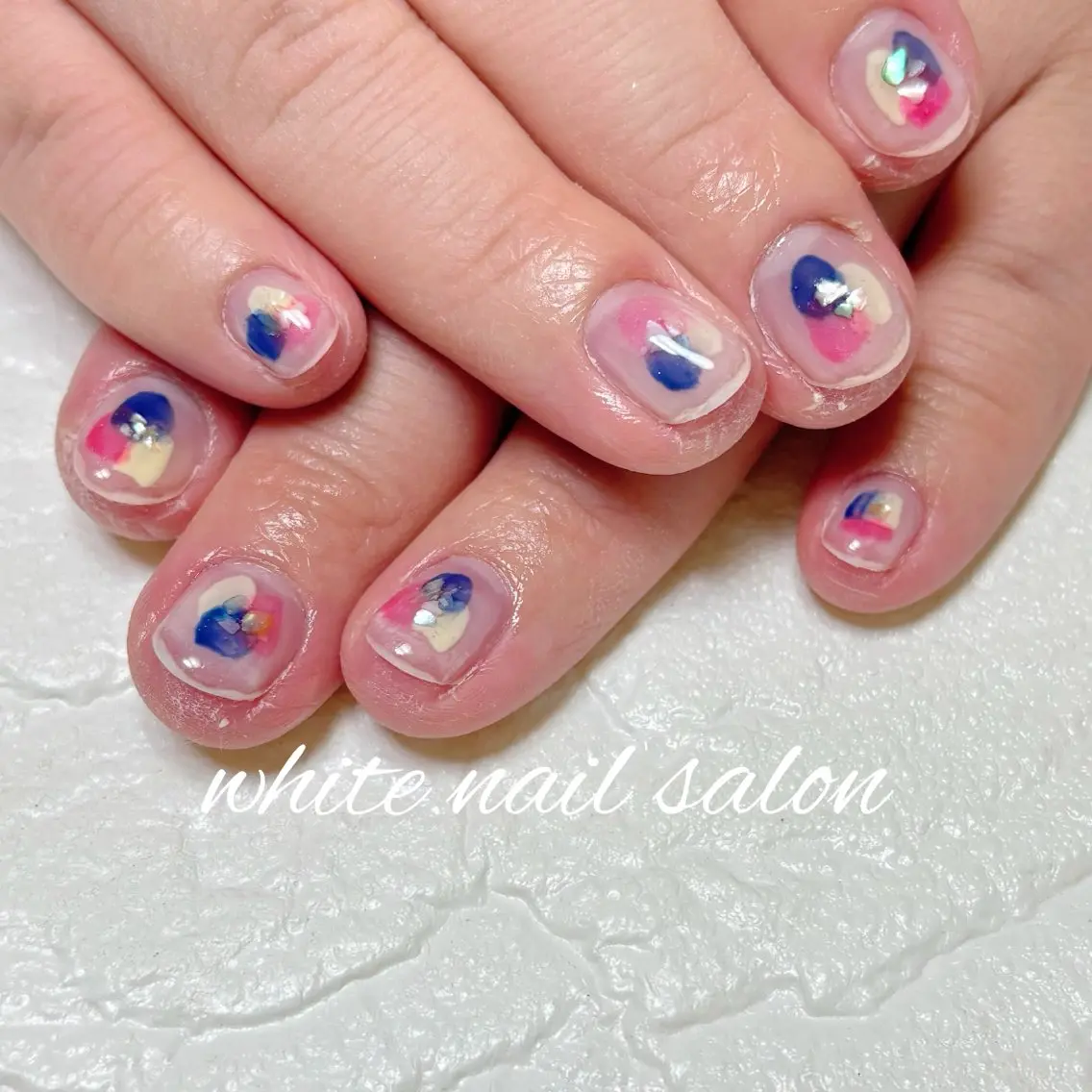 ネイル フットネイル ハンドネイル white nail salonのネイルデザイン