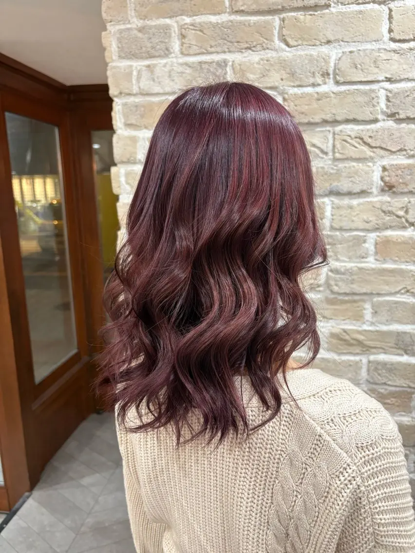 ミディアム カラー 堀 のえかのヘアスタイル