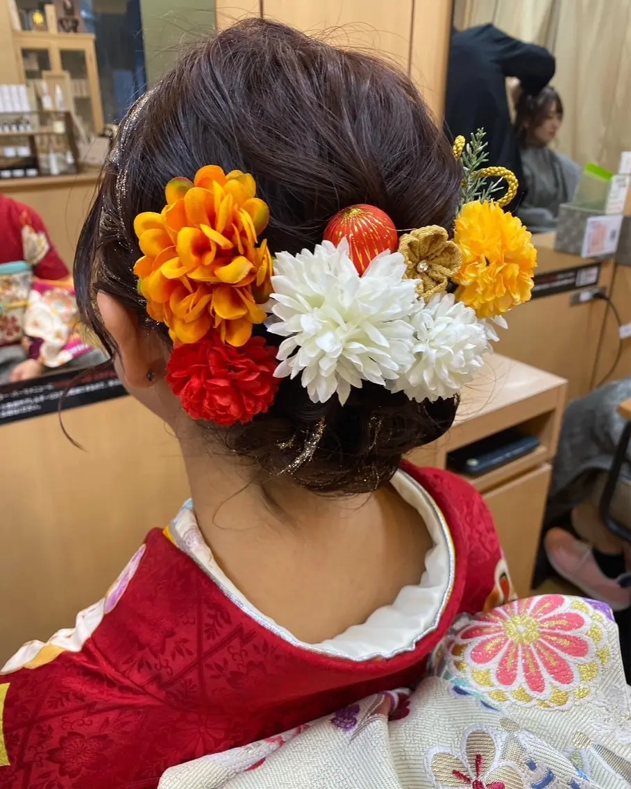 ヘアアレンジ 韓国ヘア 🤍中西麻友🤍のヘアスタイル