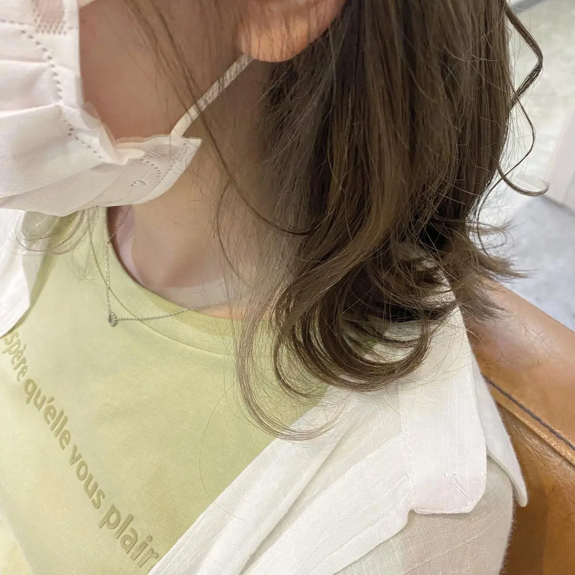 ミディアム 才門 真菜のヘアスタイル