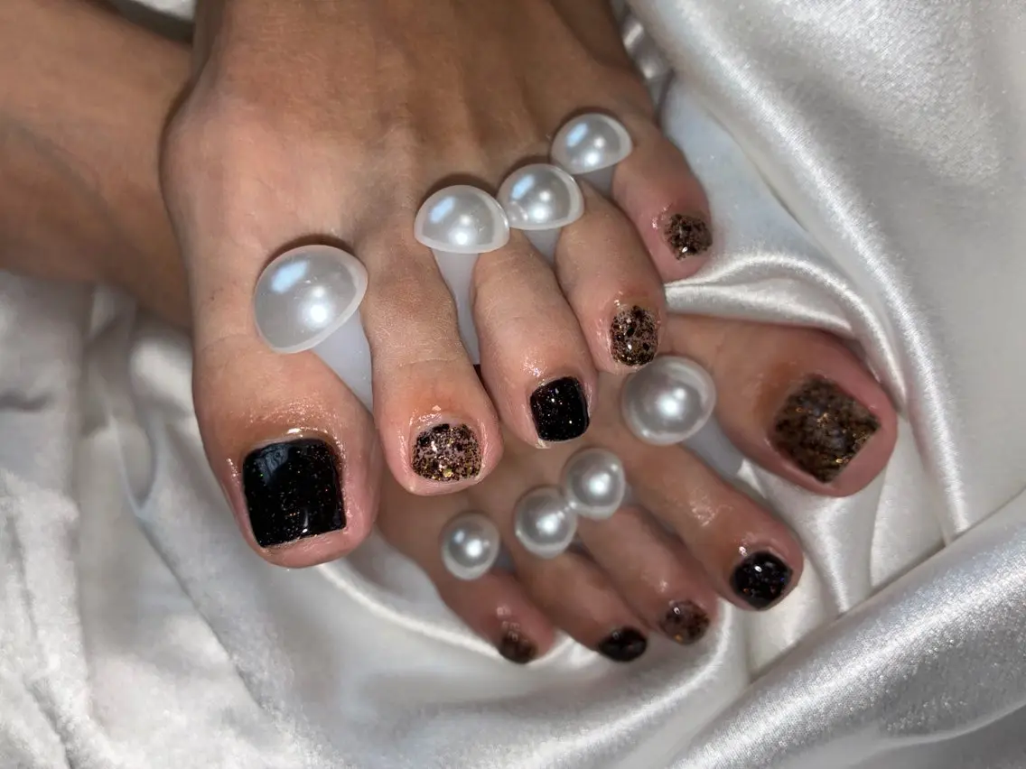 ショート フットネイル YOKOSUKA NAILS💅⚓️のネイルデザイン