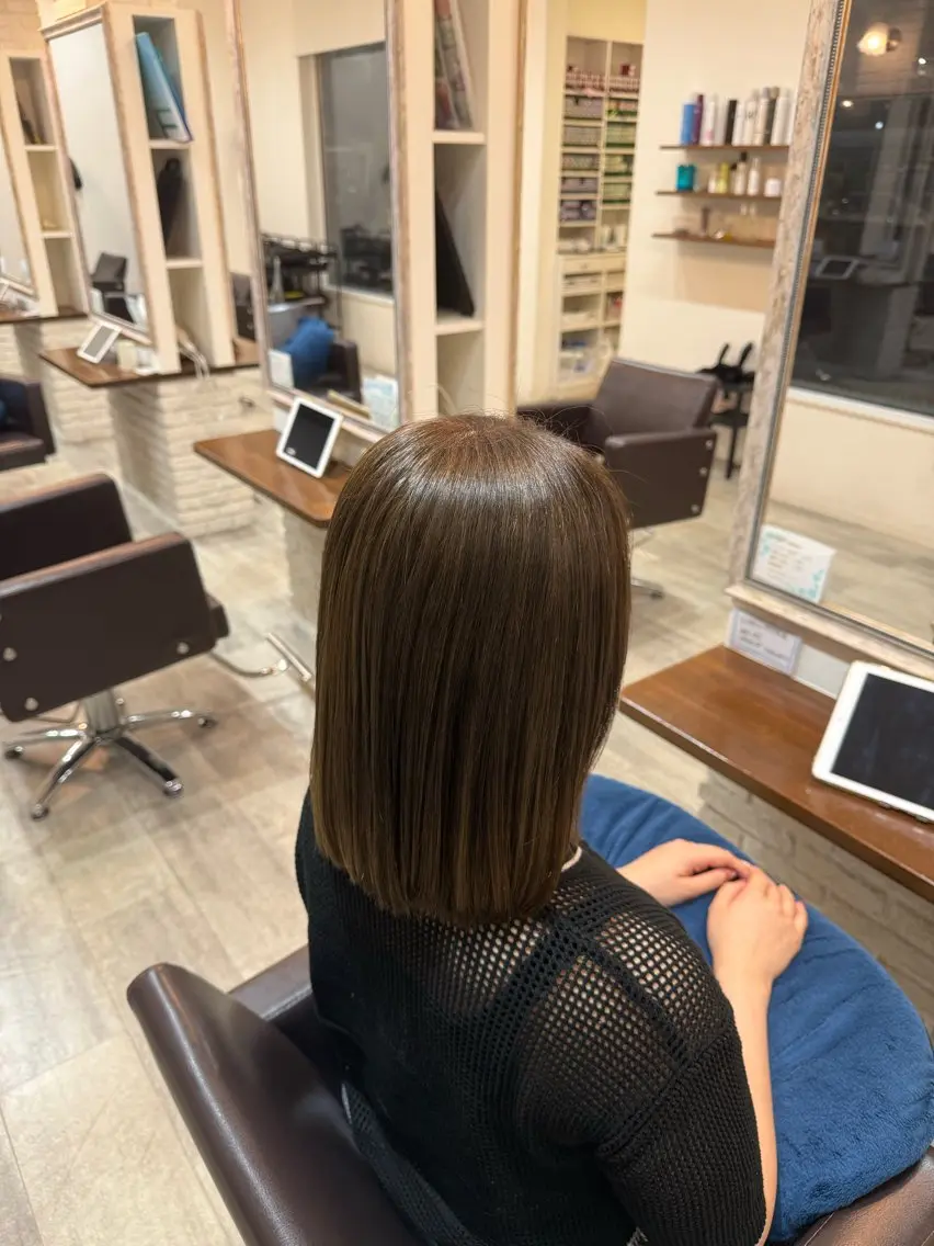 カラー ヘアカラー 山内 星愛🫧のヘアスタイル