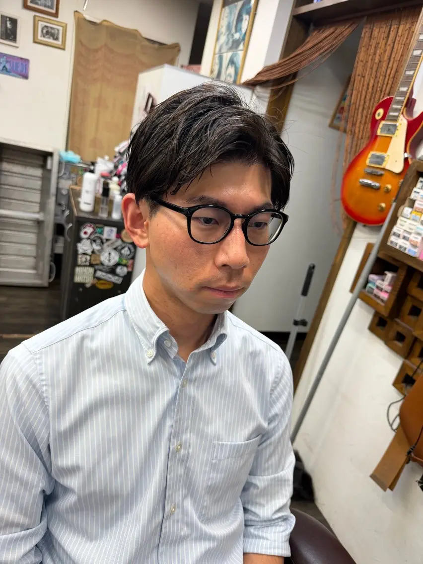 ミディアム メンズ 高東 俊介のヘアスタイル