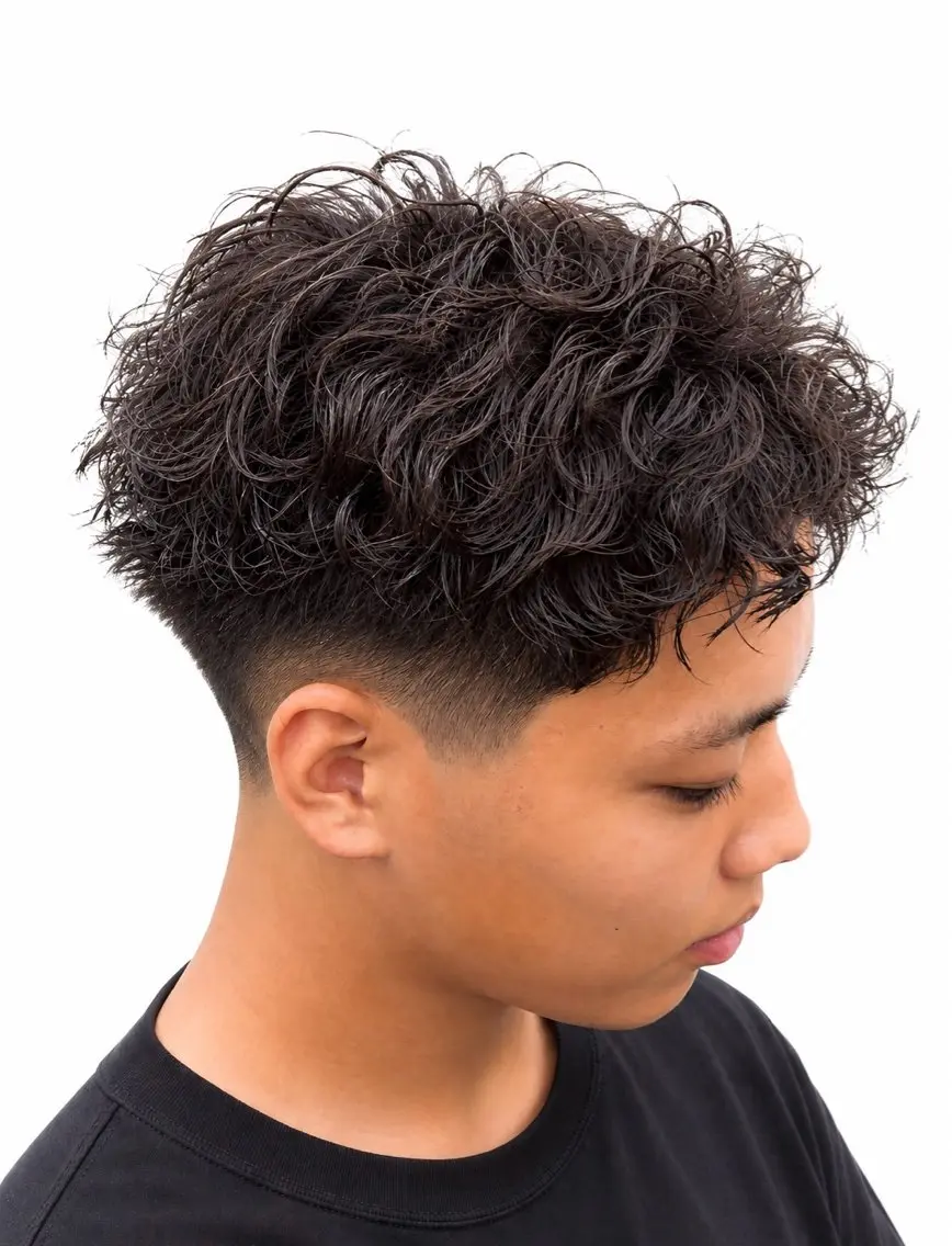ショート パーマ メンズ カット パーマ スパイキー⚡️/ 海外風ヘア🌊秀平のヘアスタイル