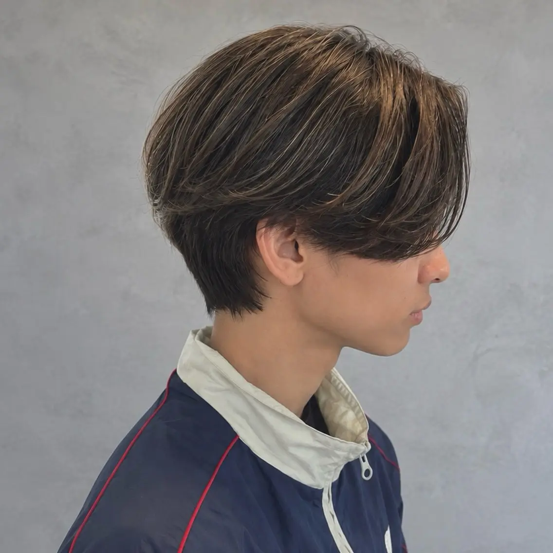 カラー メンズ ブラウンカラー ナチュラルブラウン ヘアカラー しょう/ハイトーン /透明感カラー🍃のヘアスタイル