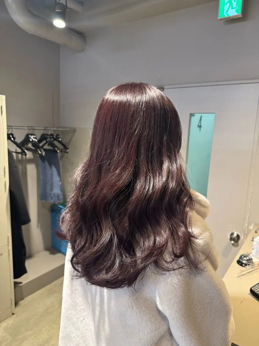 ロング カラー パーマ ヘアアレンジ メンズ キッズ 韓国系🇰🇷🩶 艶暗髪/MEIのヘアスタイル