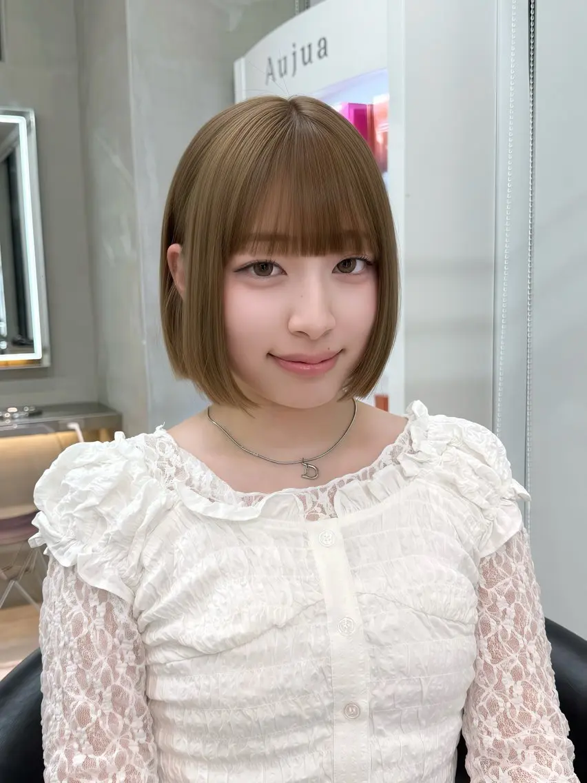 ショート 🎀nao🎀 博多レイヤーボブのヘアスタイル