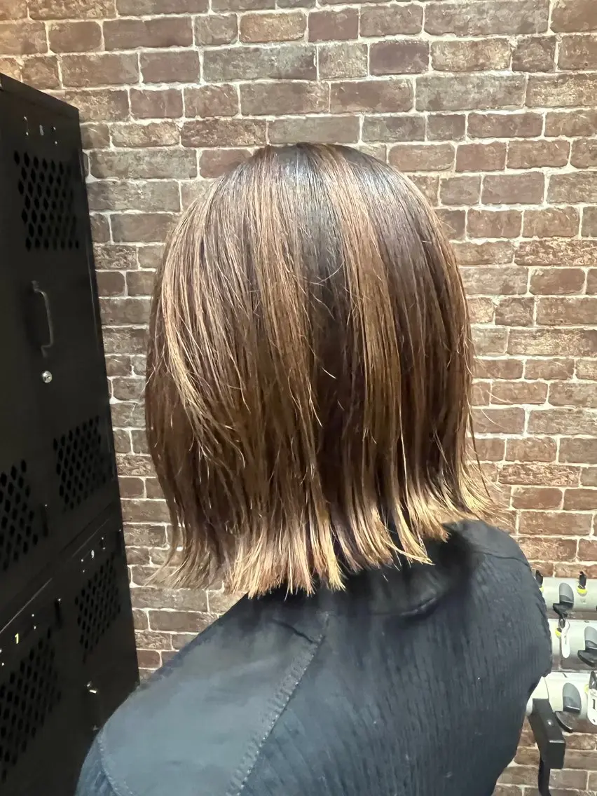 ミディアム カラー メンズ 久木原 ゆりのヘアスタイル