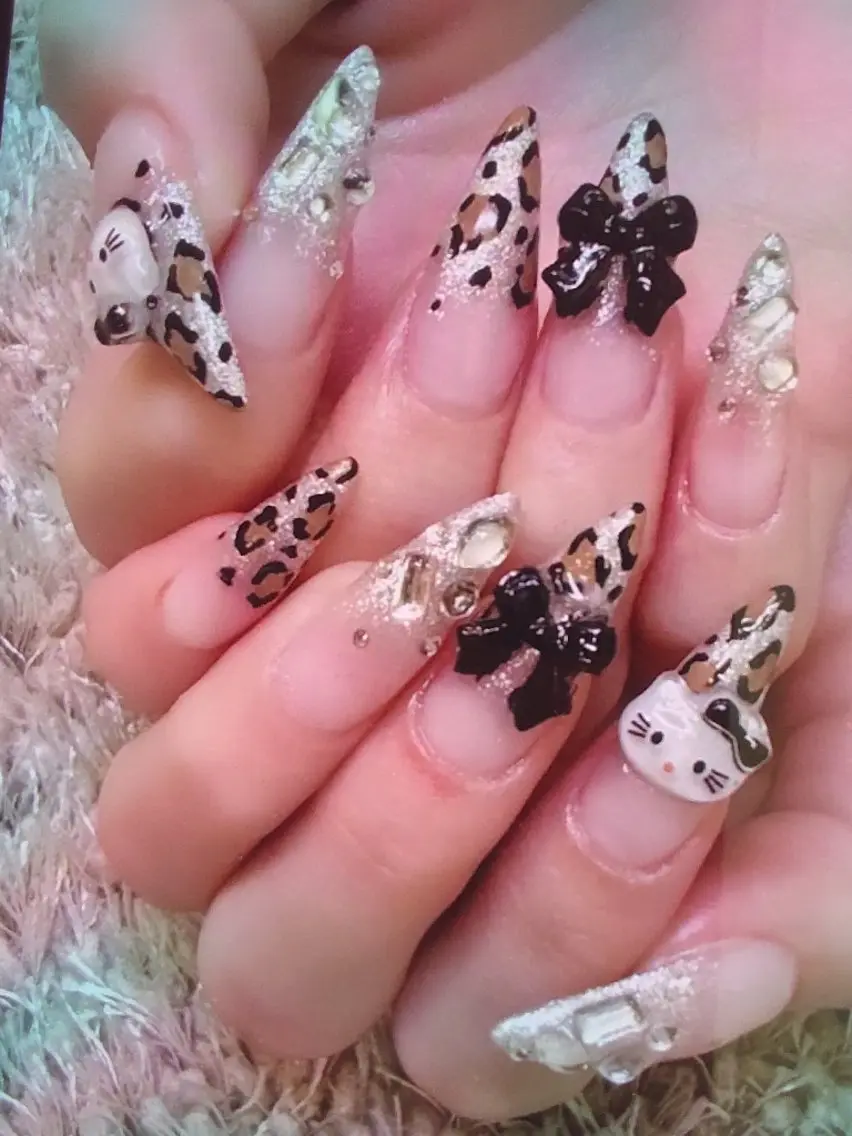 ネイル 長さ出し ロングネイル 持ち込み 冬ネイル Smile nails92のネイルデザイン