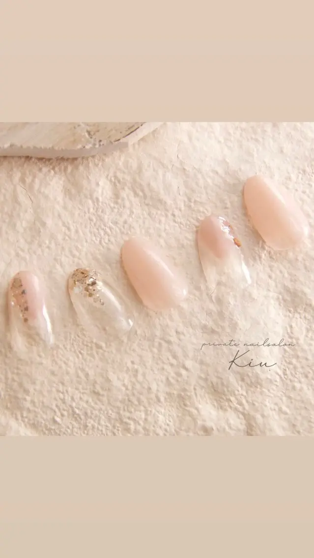 ネイル ジェルネイル ミラーネイル ニュアンスネイル オフィスネイル ショートネイル kiu nailsalonのネイルデザイン