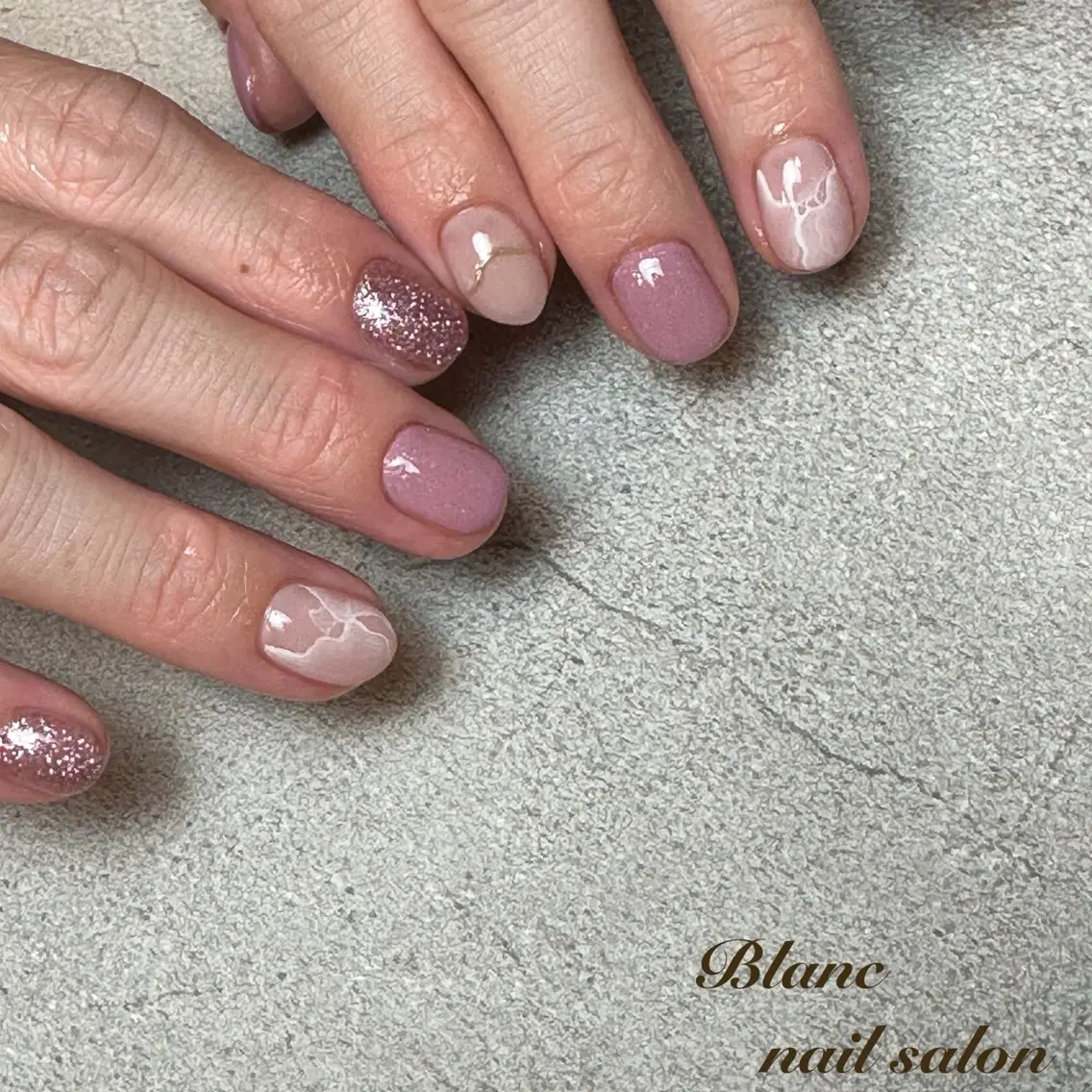 ネイル ニュアンスネイル Blanc ブランのネイルデザイン