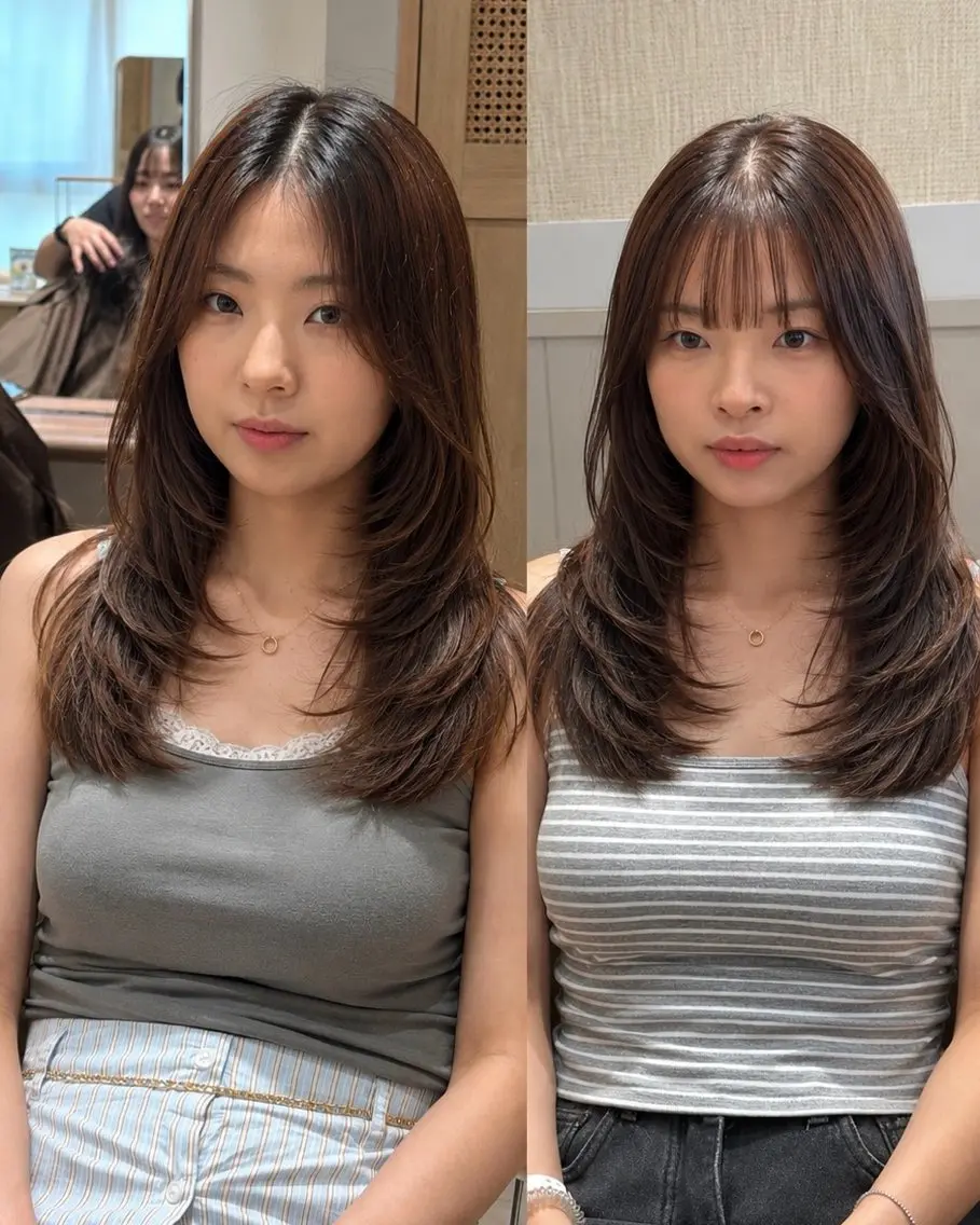 ロング カラー カット トリートメント 🦄ハイトーンカラー 🦄まるおしょうのヘアスタイル