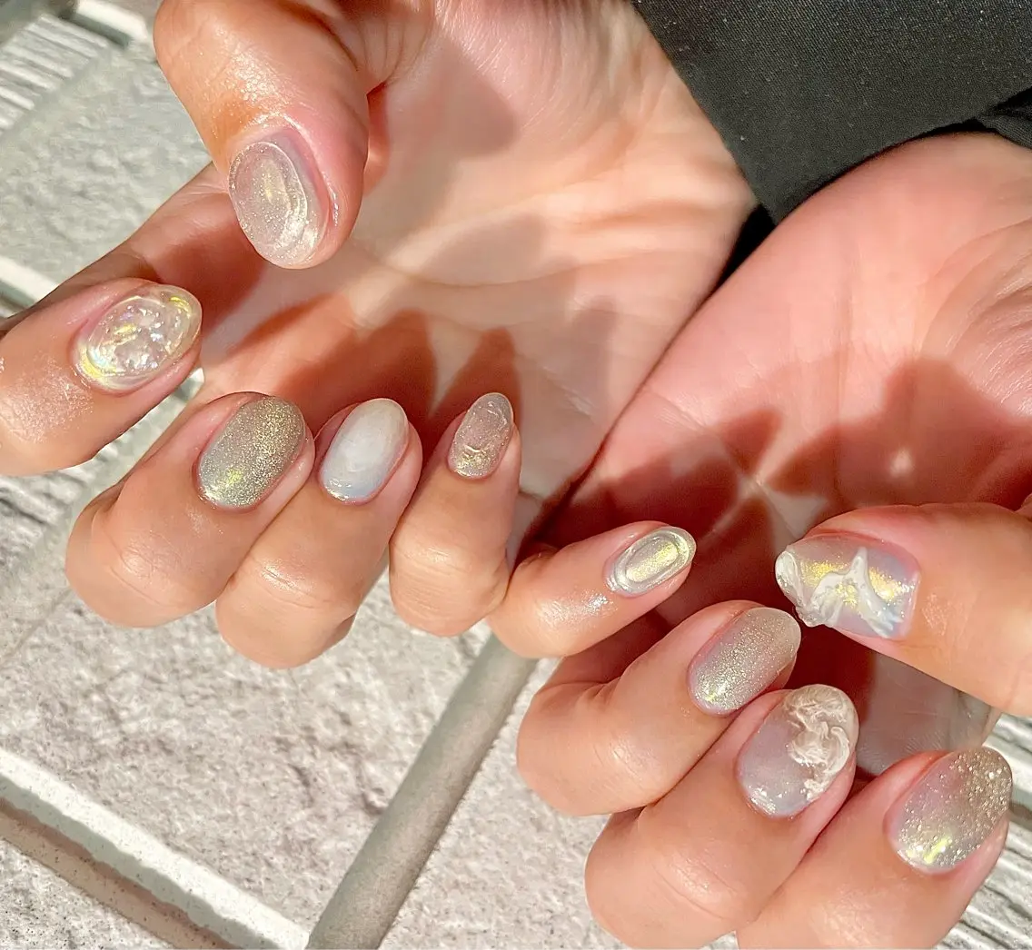 ネイル 持ち込み ニュアンスネイル nana .のネイルデザイン