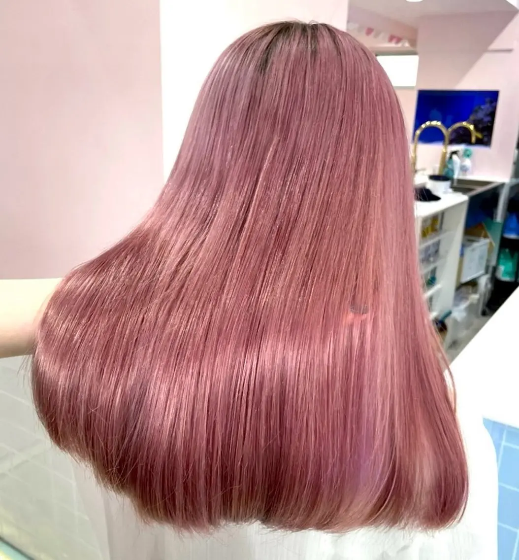 ロング カット ヘアカラー 💖saki /ハイトーン💖のヘアスタイル
