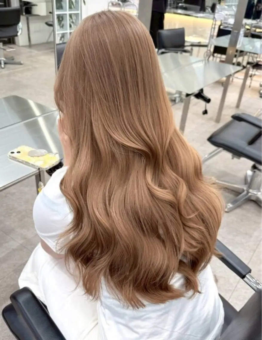 カラー ベージュカラー ブリーチ 透明感カラー ダブルカラー ハイトーンカラー ヘアカラー あつき/パーマ/縮毛 /ブリーチ特化🌟のヘアスタイル
