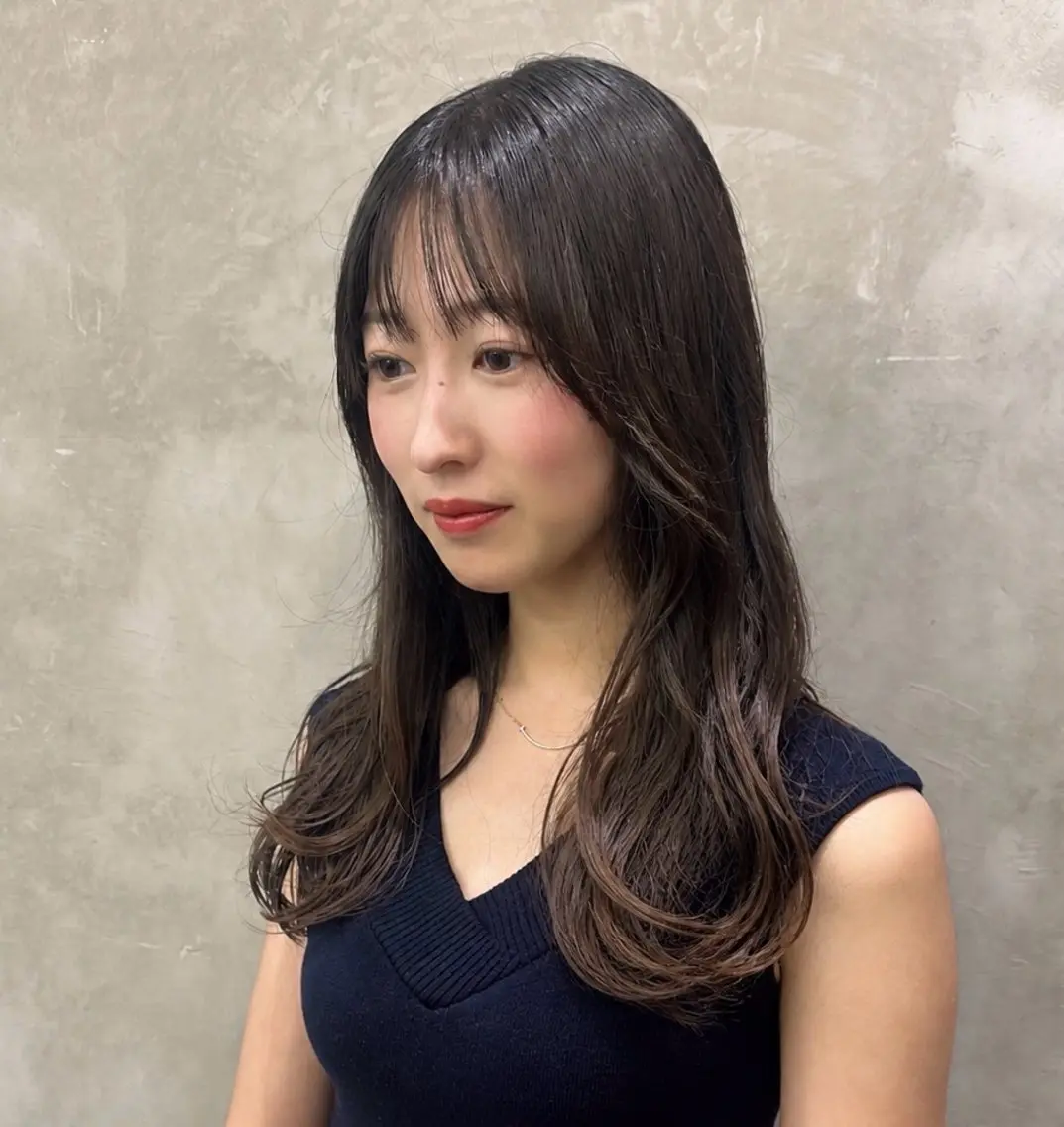 ミディアム カット 銀座YUKINA🌙 レイヤー/ブリーチのヘアスタイル