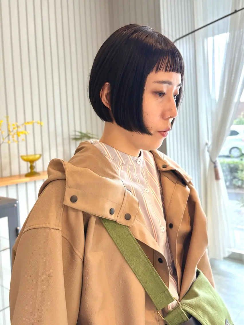 ショート カット 濱田 香澄のヘアスタイル