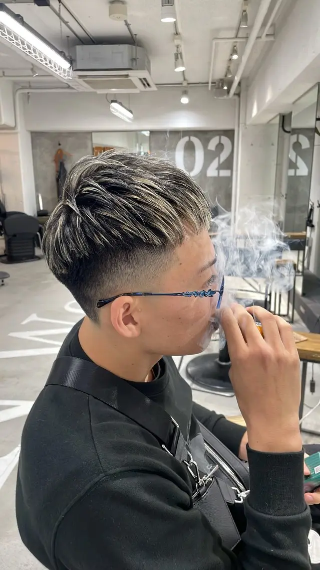 メンズ フェードカット ✂︎barber✂︎ Hideのヘアスタイル