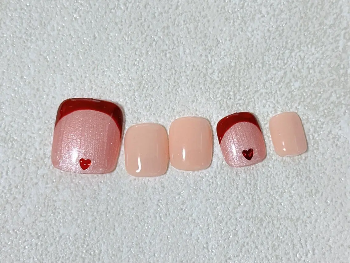 ネイル フットネイル ジェルネイル パラジェル 夏ネイル フットネイル kiki nail &brow二子玉川のネイルデザイン