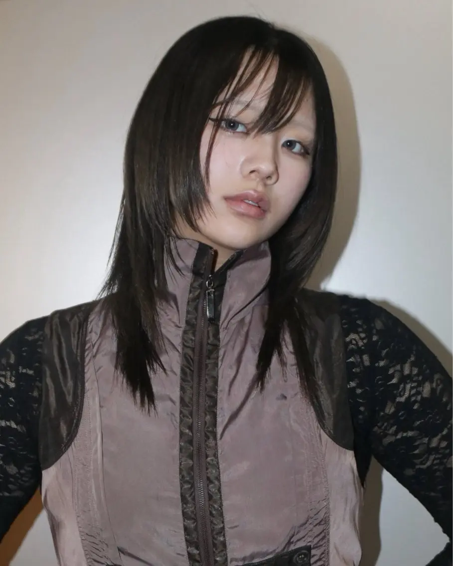 ミディアム ハッシュカット ハイレイヤー レイヤーカット カット ハッシュカット/ハイ トーン/HIROKIのヘアスタイル