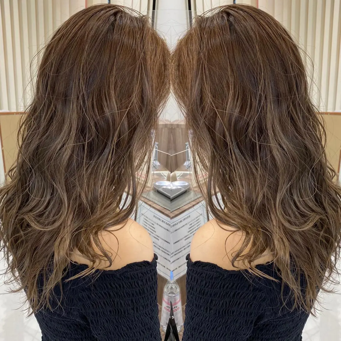 ロング カラー 外国人風カラー カット ヘアカラー 髪質改善カラー/店長 宮内秀峰のヘアスタイル