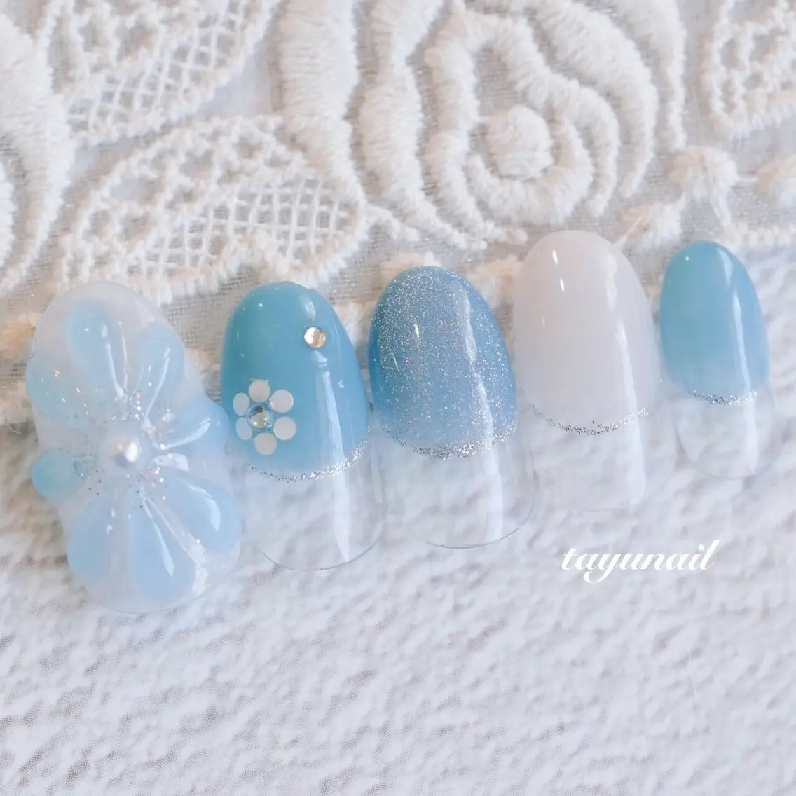 ネイル アートネイル ジェルネイル パラジェル 春ネイル ネイルサロン 【たゆnail】のネイルデザイン