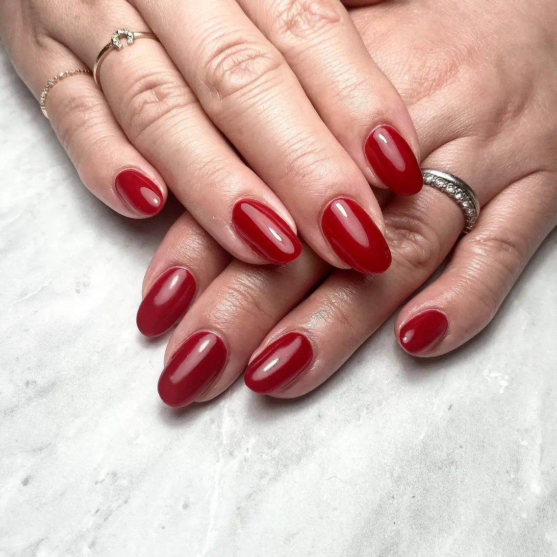ネイル ワンカラーネイル 自爪育成nail fachuriのネイルデザイン