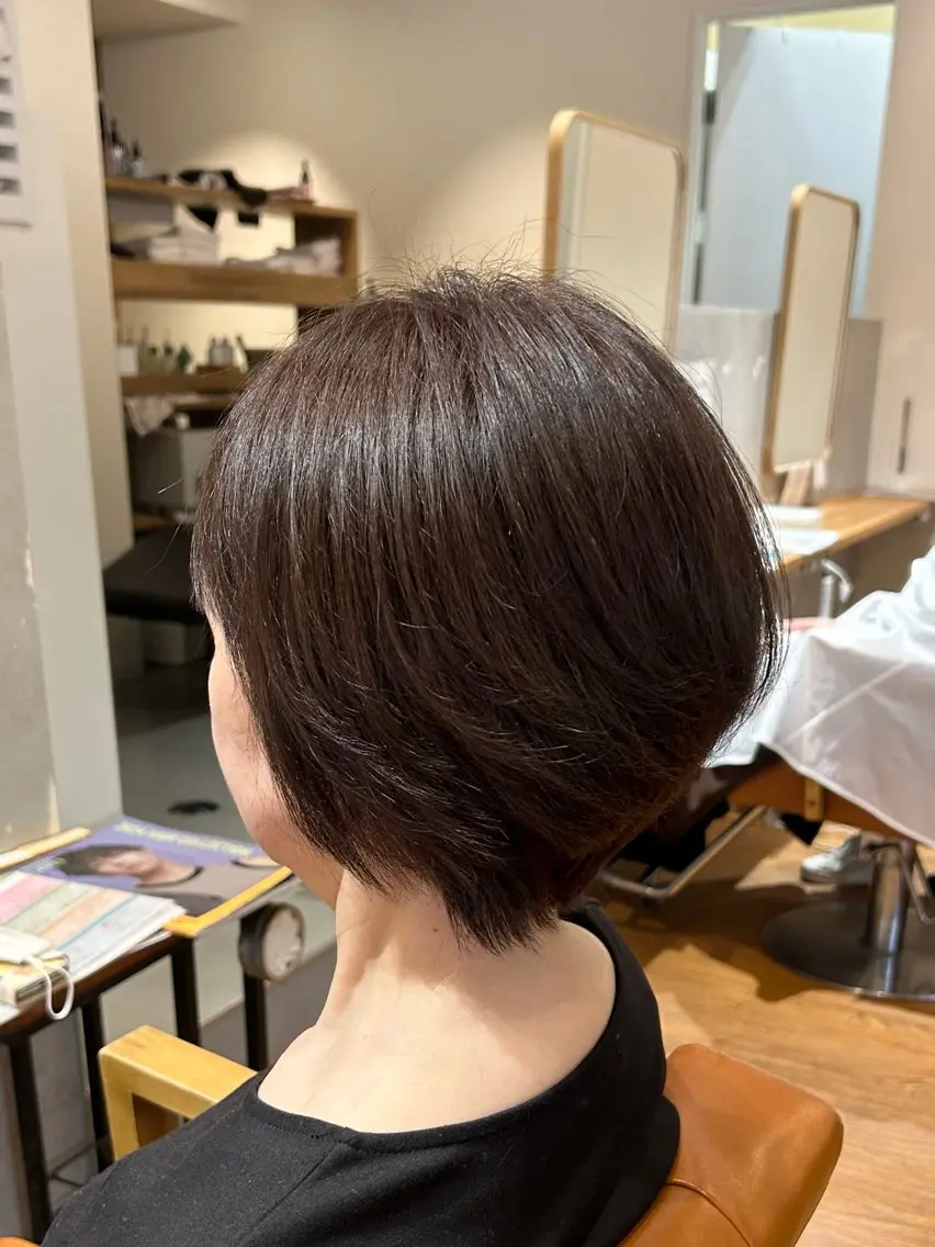 ショート ショートボブ ボブ ショートヘア 櫻井 優希のヘアスタイル