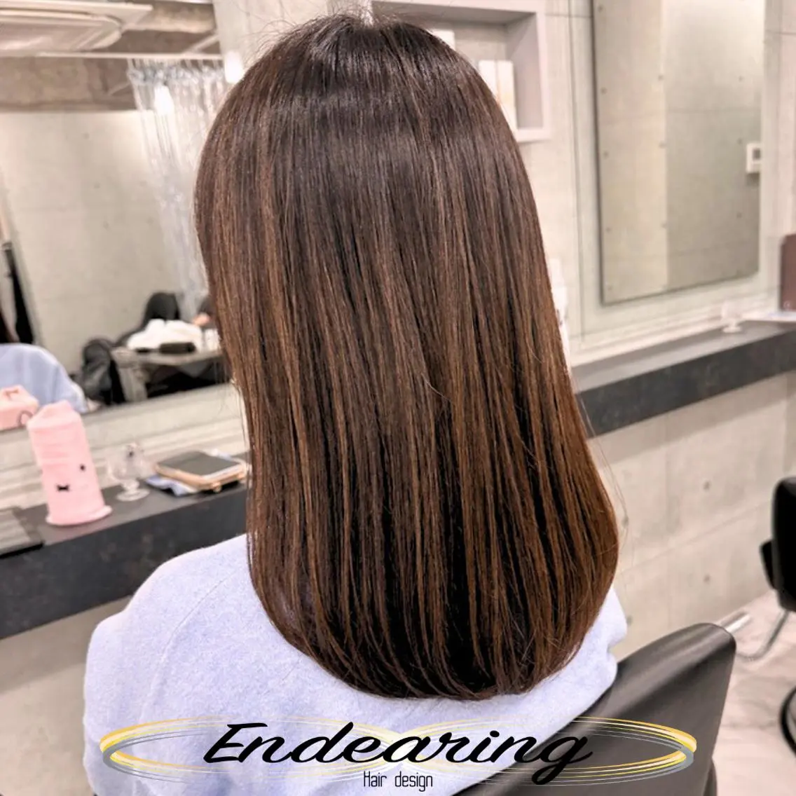 カラー ベージュカラー ブラウンカラー 透明感カラー グラデーションカラー カット ヘアカラー 柳田 怜那/銀座 Endearingのヘアスタイル