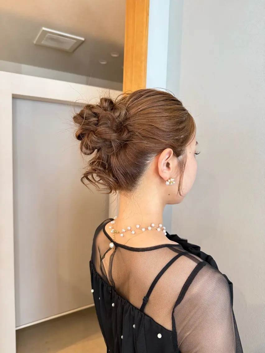 ロング ヘアセット see. アズサのヘアスタイル