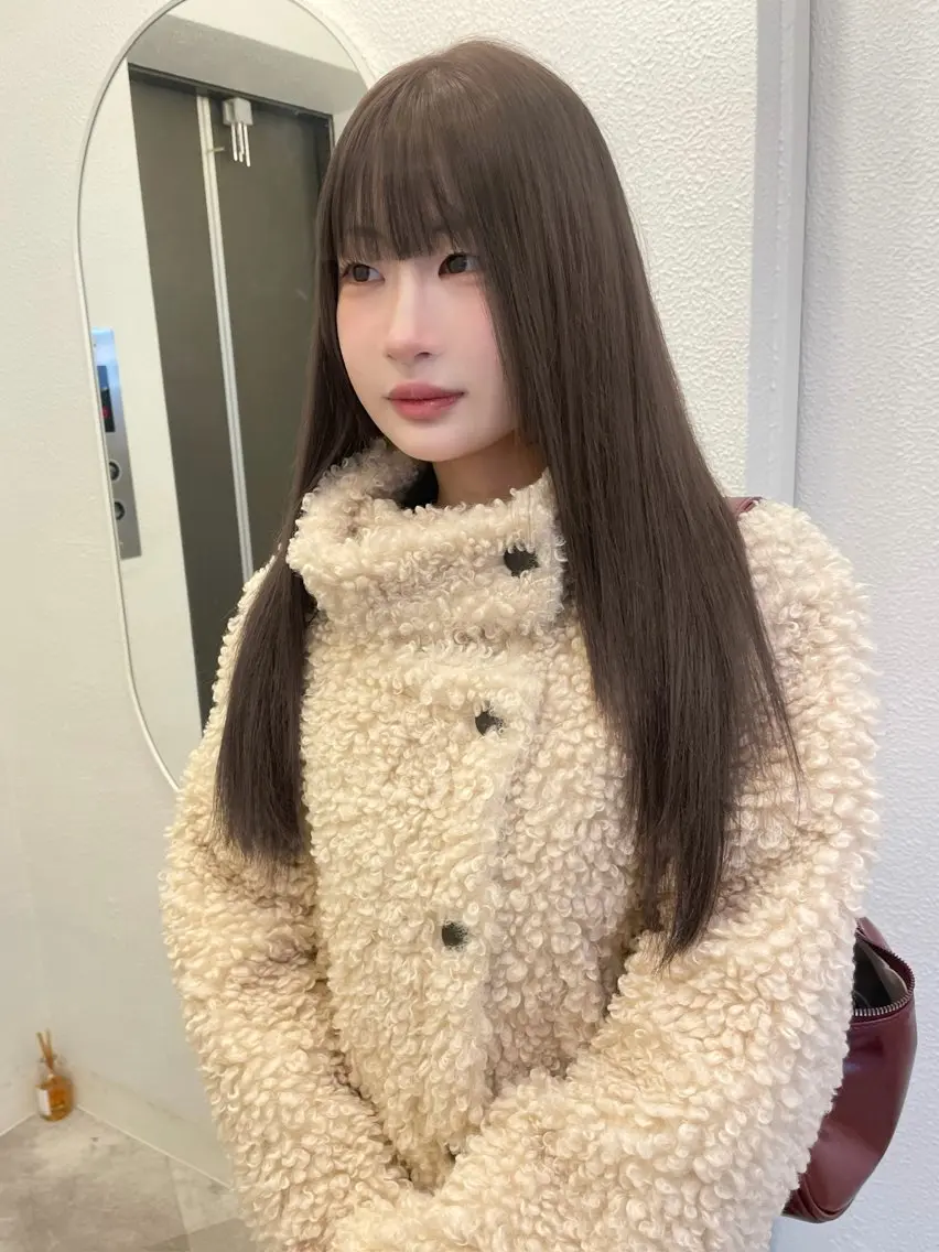 ロング ロングレイヤー ハッシュカット レイヤーカット ロング 髙杉 心のヘアスタイル