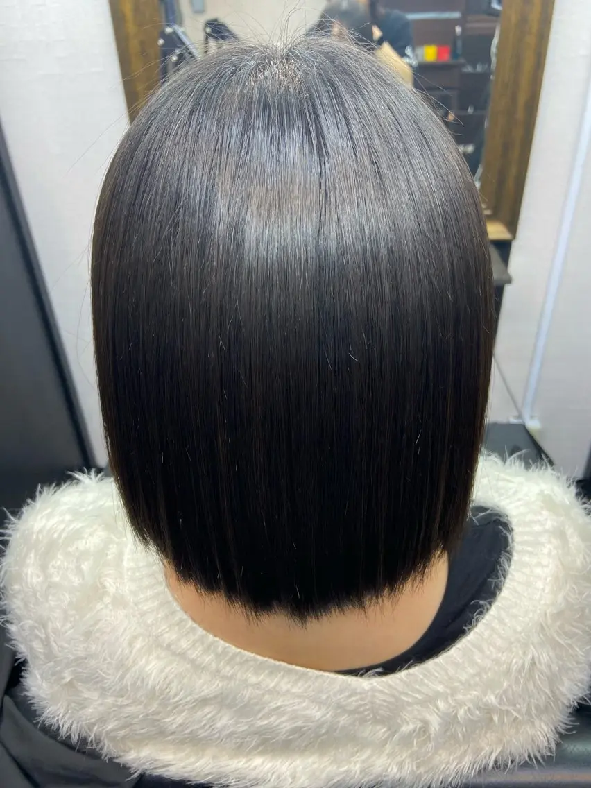 ミディアム 縮毛矯正 縮毛矯正 ✨傷ませないカラー✨ Ryuのヘアスタイル