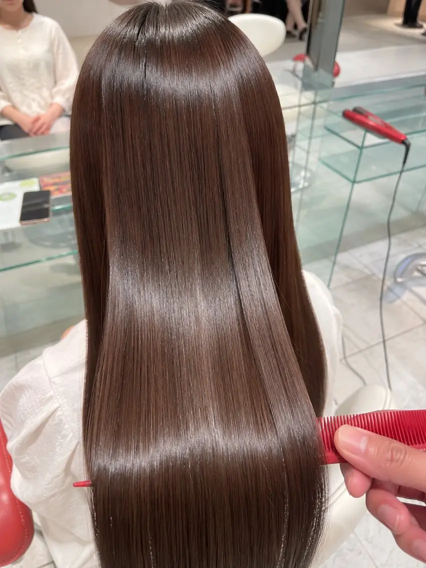 ロング 美髪矯正🪞髪質改善 KURIHARAのヘアスタイル