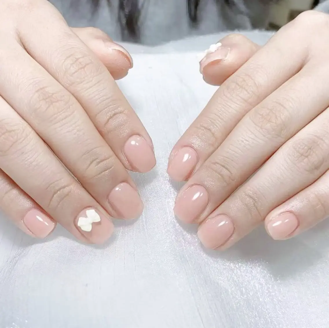 メンズ ネイル メンズ韓国風 アートネイル オーロラネイル ガーリー キラキラネイル Nail salon 木にいるのネイルデザイン
