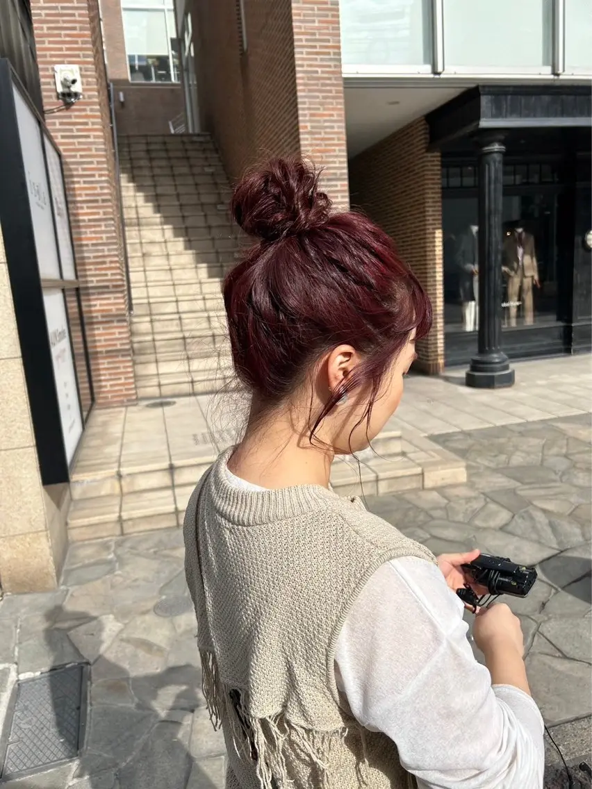 カラー ヘアカラー 掛川 真那斗のヘアスタイル