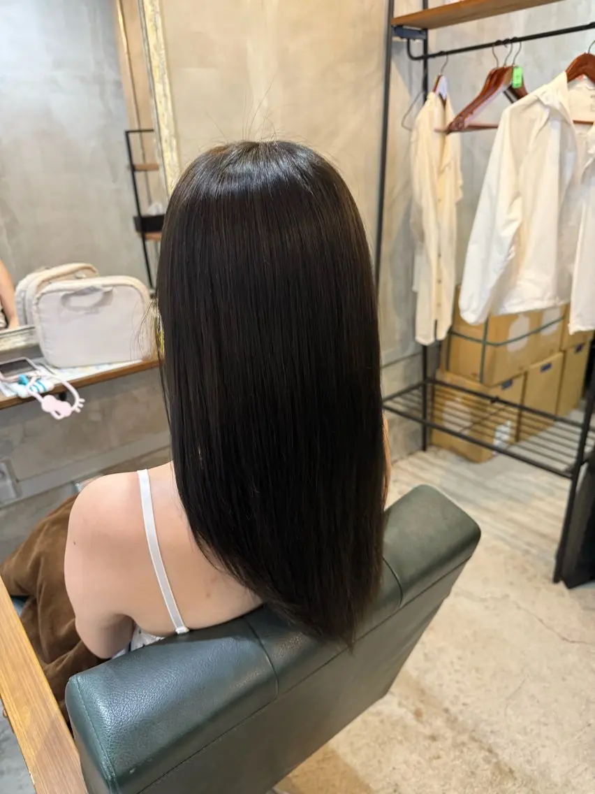 セミロング 🙂‍↕️吉岡 輝要/カラーモデルのヘアスタイル